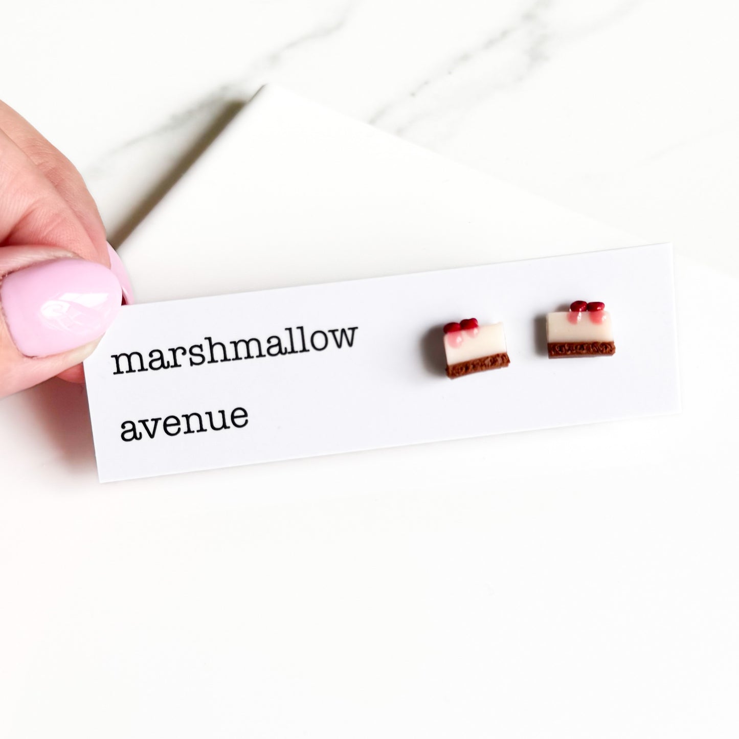 Little Cherry Cheesecake Studs