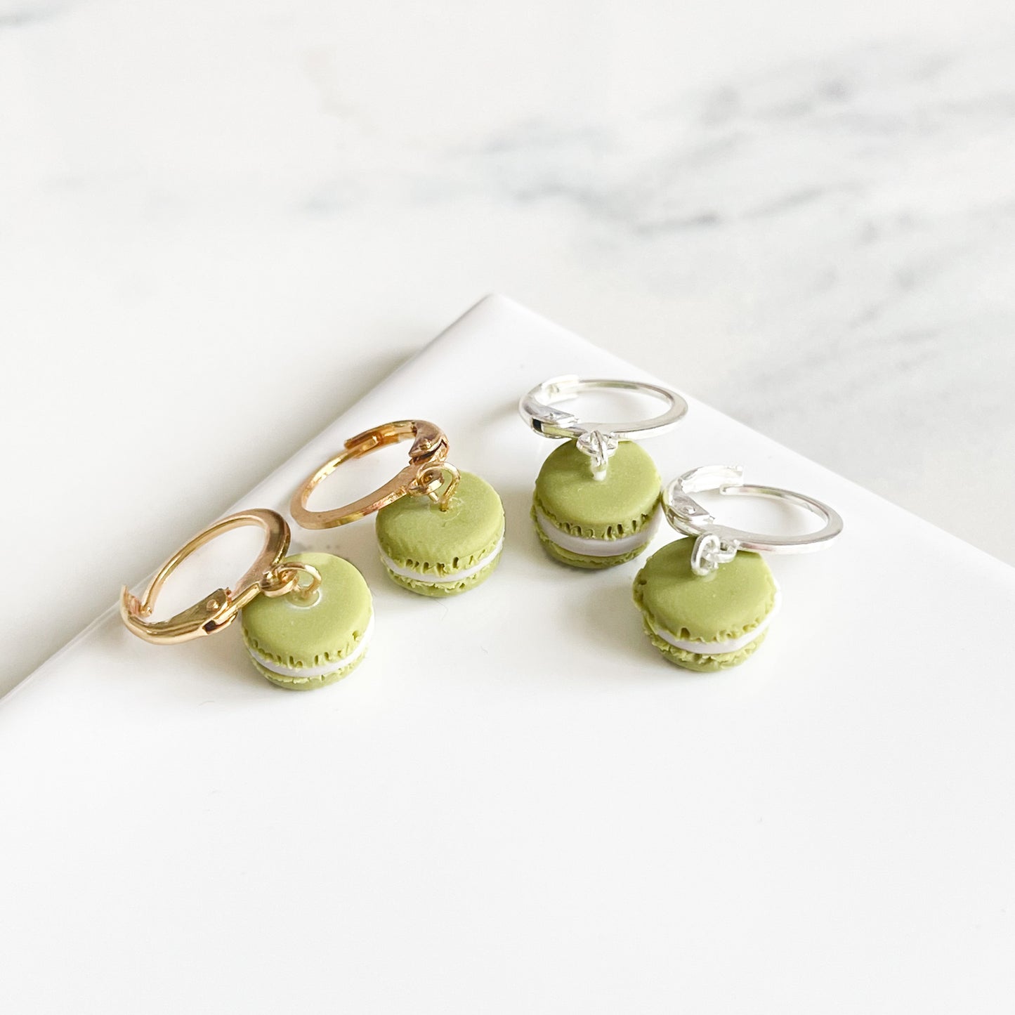 Pistachio Macaron Huggies