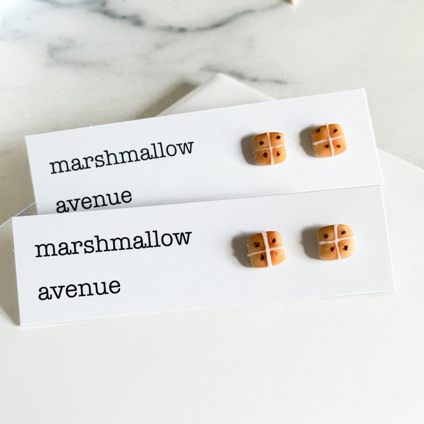 WONKY WEDNESDAY Hot Cross Bun Studs
