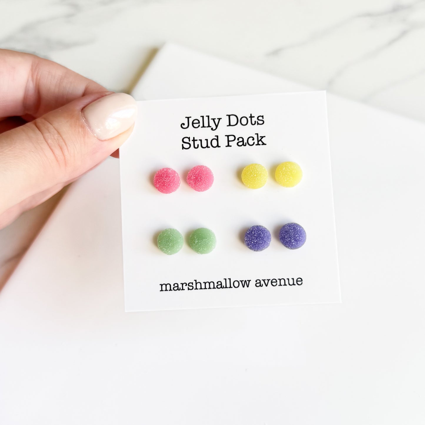 Jelly Dot Stud Pack