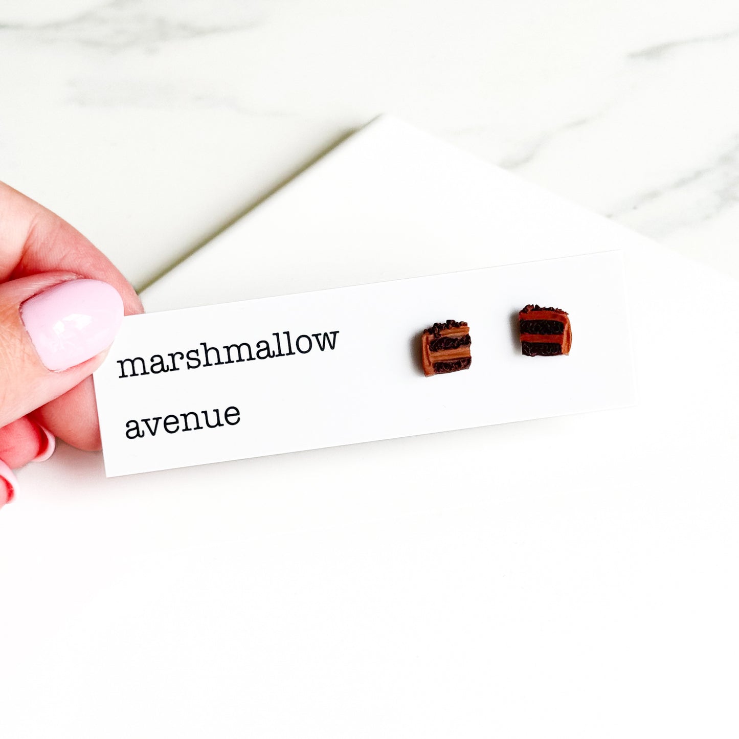 Mini Chocolate Cake Studs