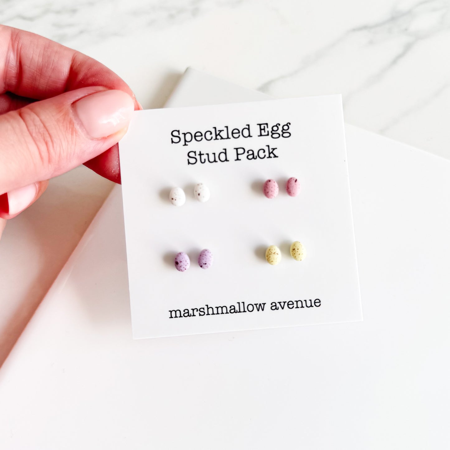 Speckled Egg Stud Pack
