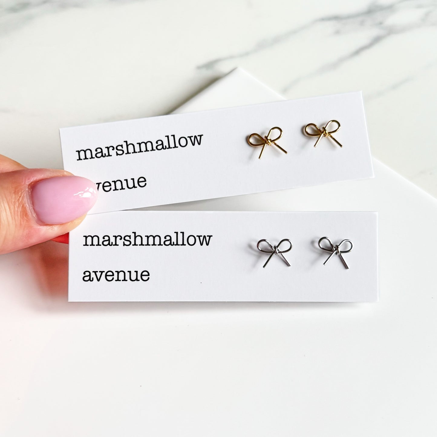 Skinny Bow Studs
