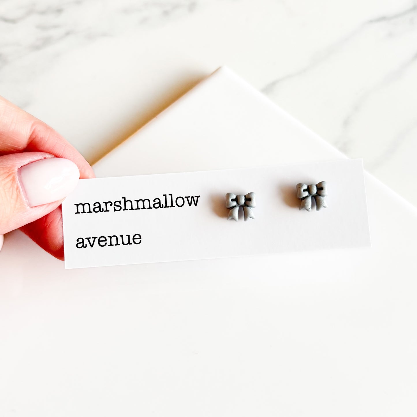 Silver Mini Bow Studs