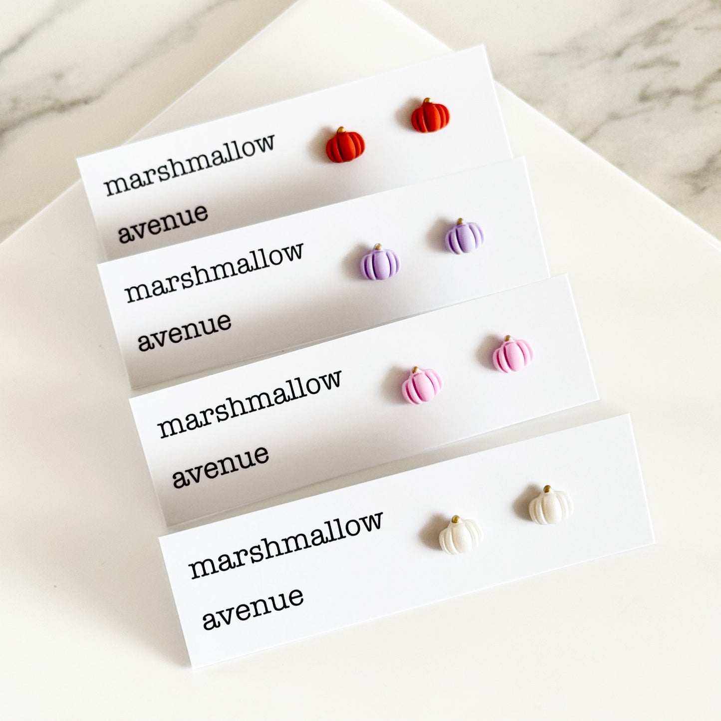 Mini Pumpkin Studs