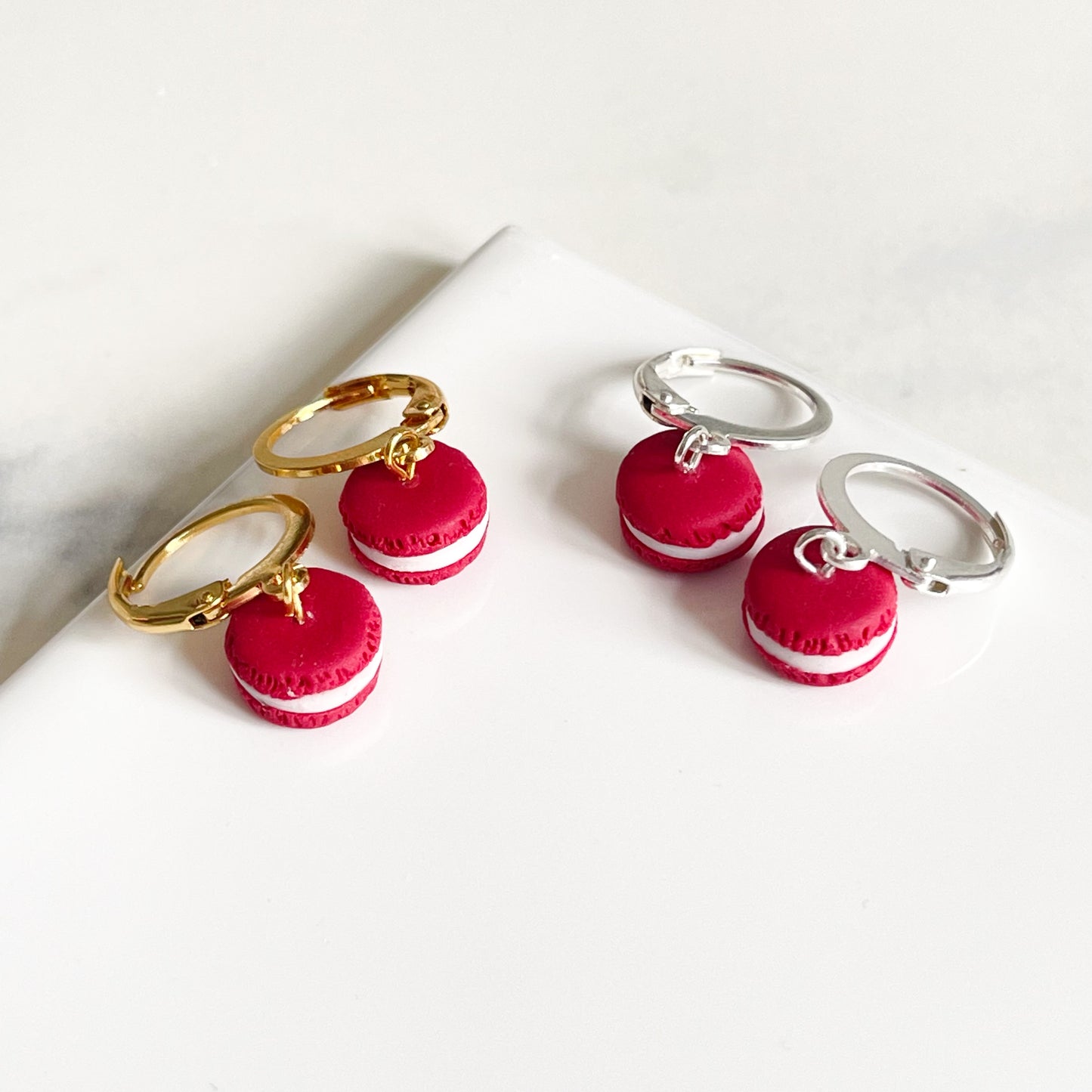 Dark Cherry Macaron Huggies