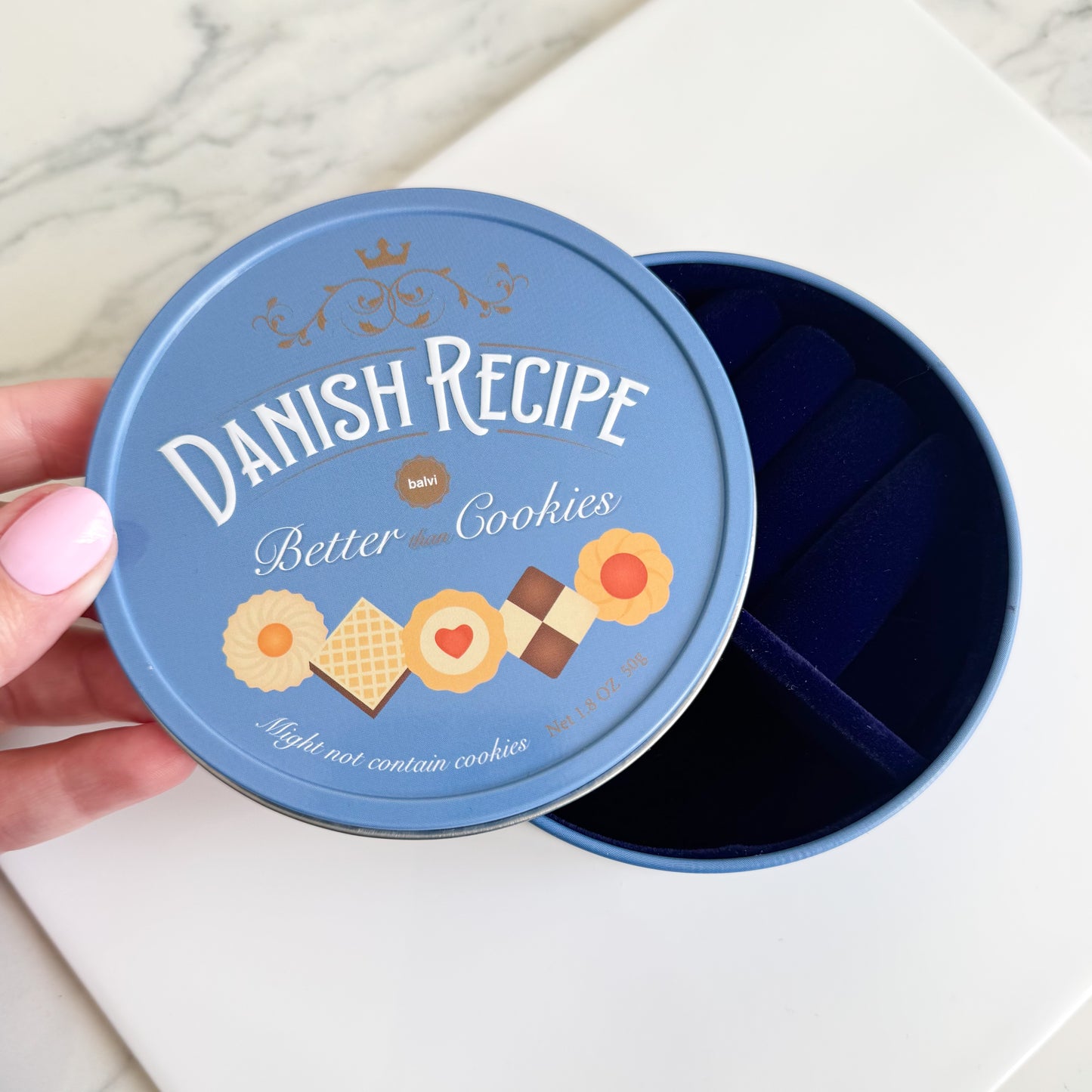 Jewellery Tin - Danish Cookies