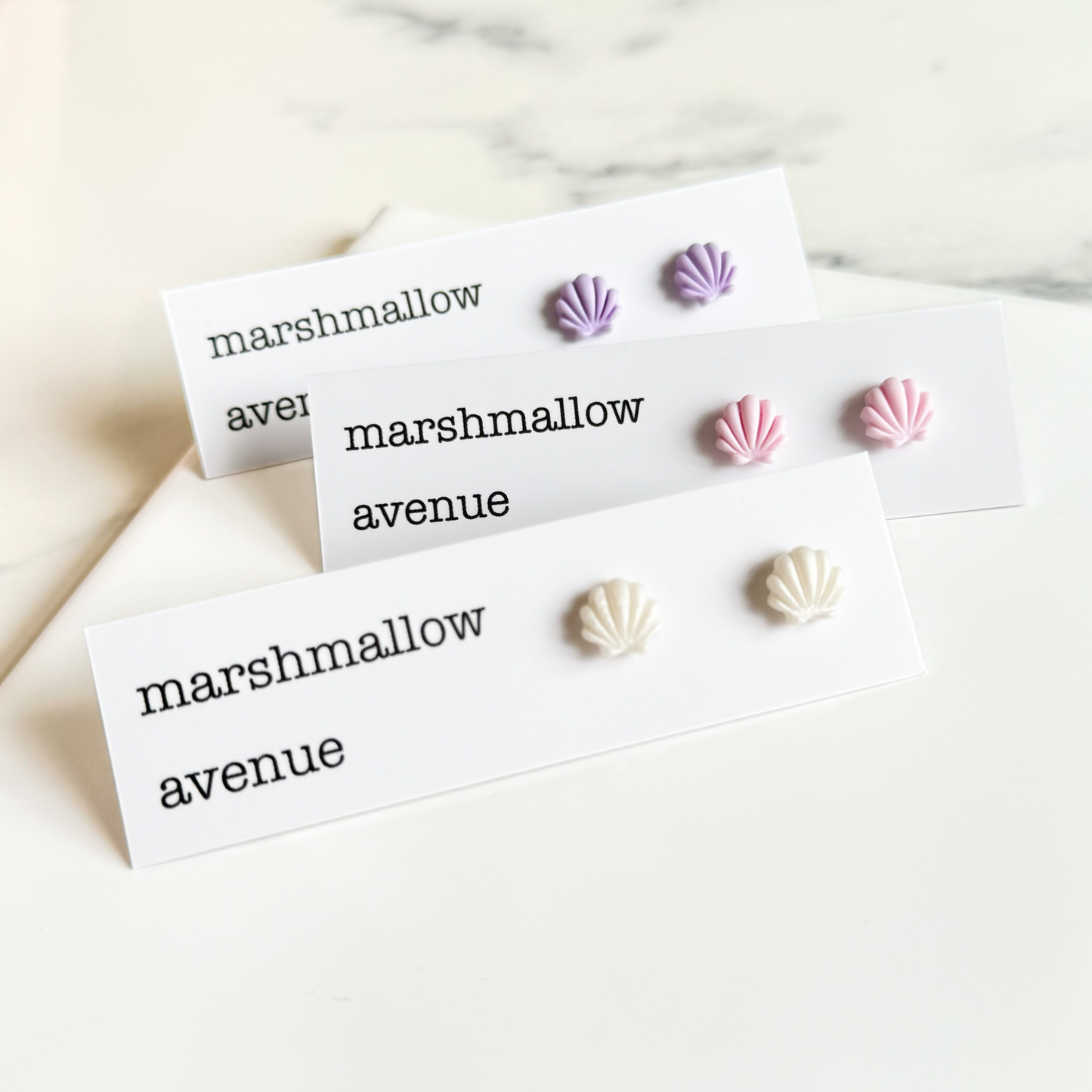 Pearly Shell Studs
