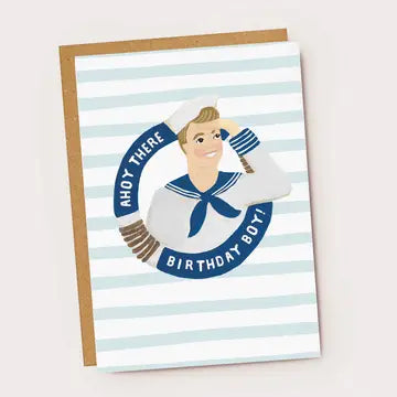 AHOY THERE BIRTHDAY BOY