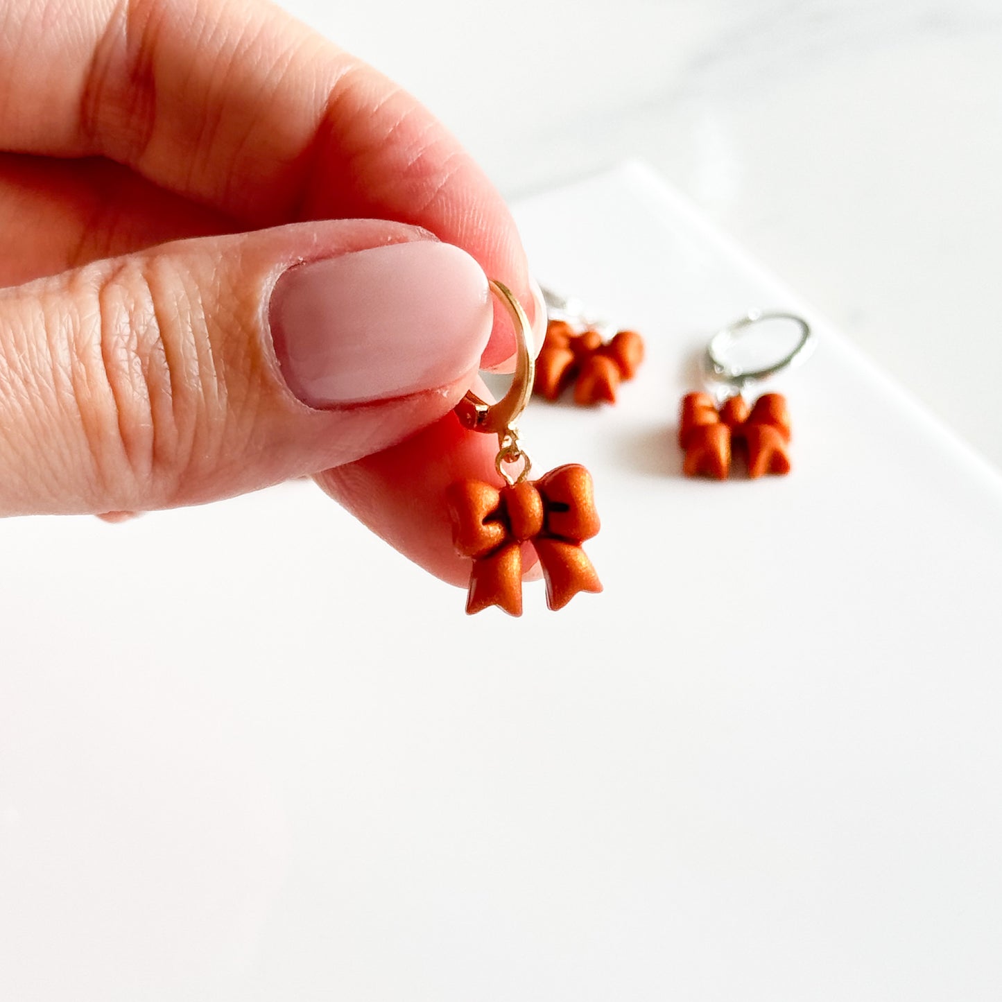 Copper Bow Huggies