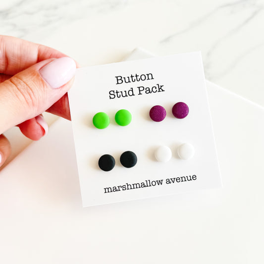 Halloween Button Stud Pack