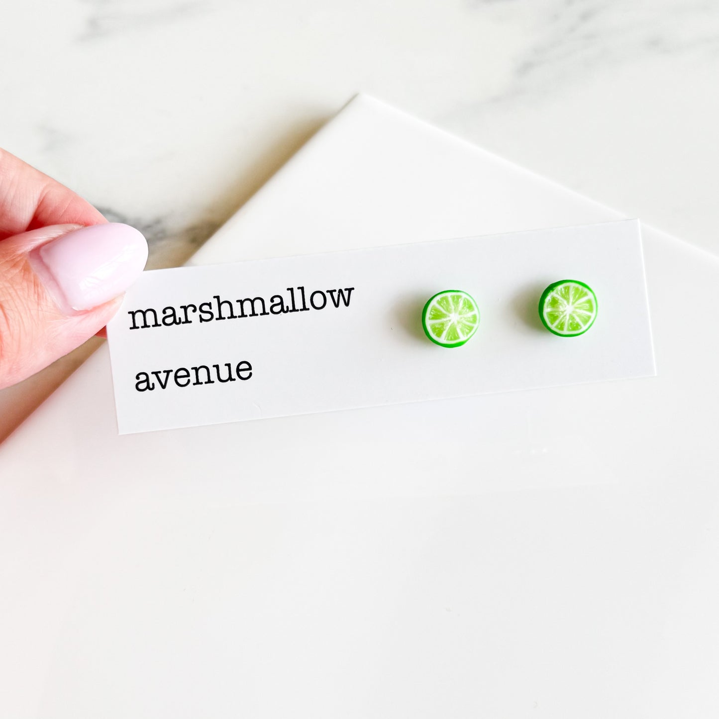 Lime Slice Studs