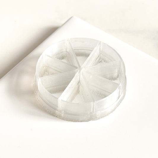 Mr Marshmallow 28mm 8 Slice Cake Imprint Stamp