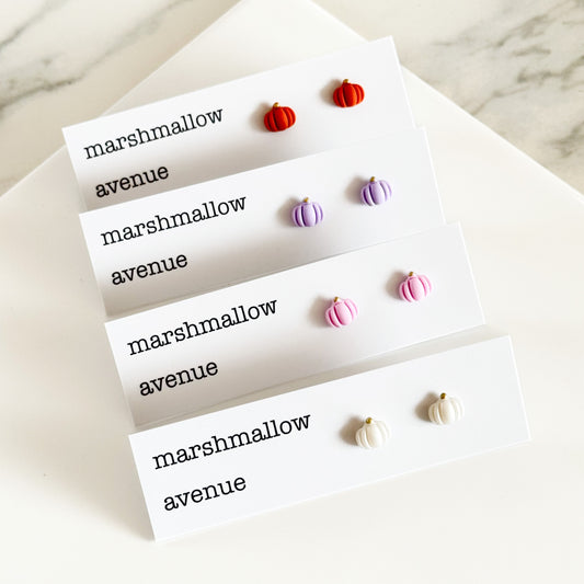Mini Pumpkin Studs