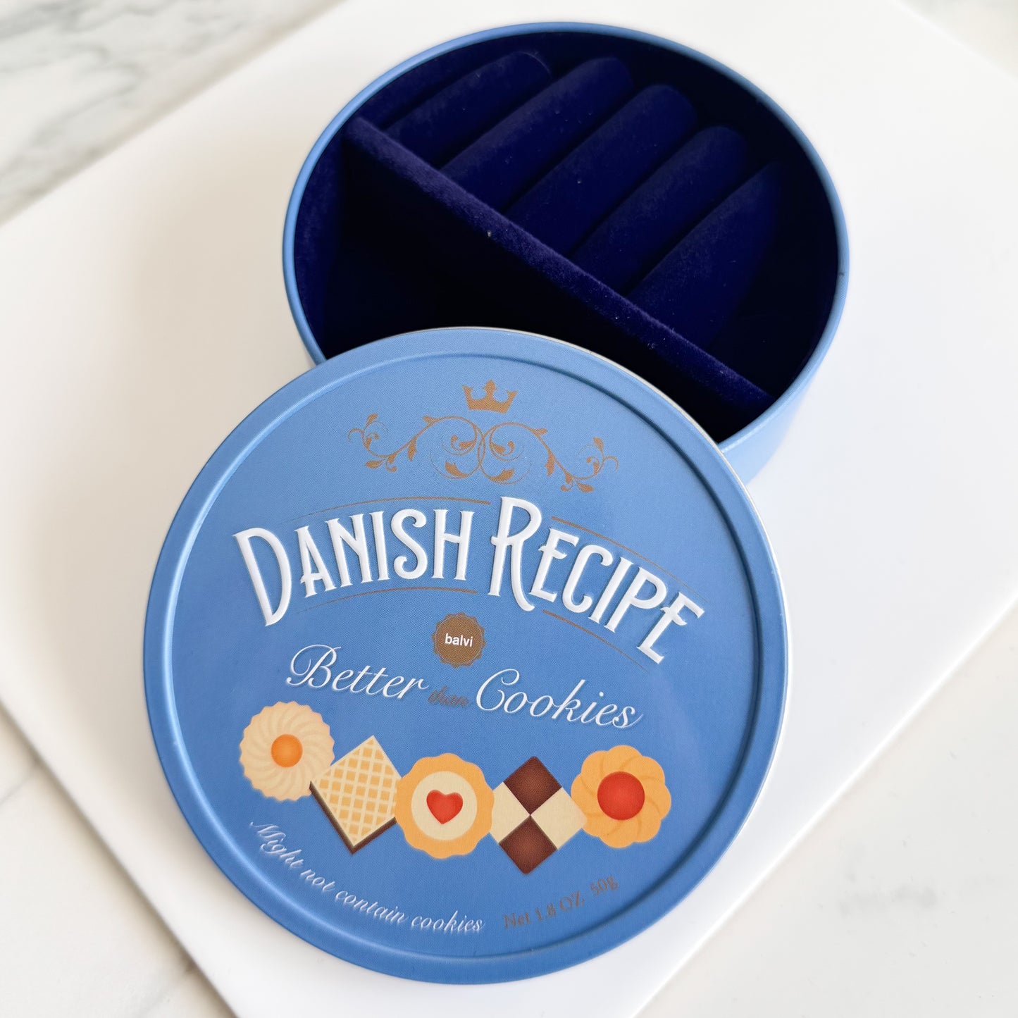 Jewellery Tin - Danish Cookies