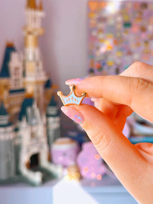 FAIRYTALE CROWN ENAMEL PIN