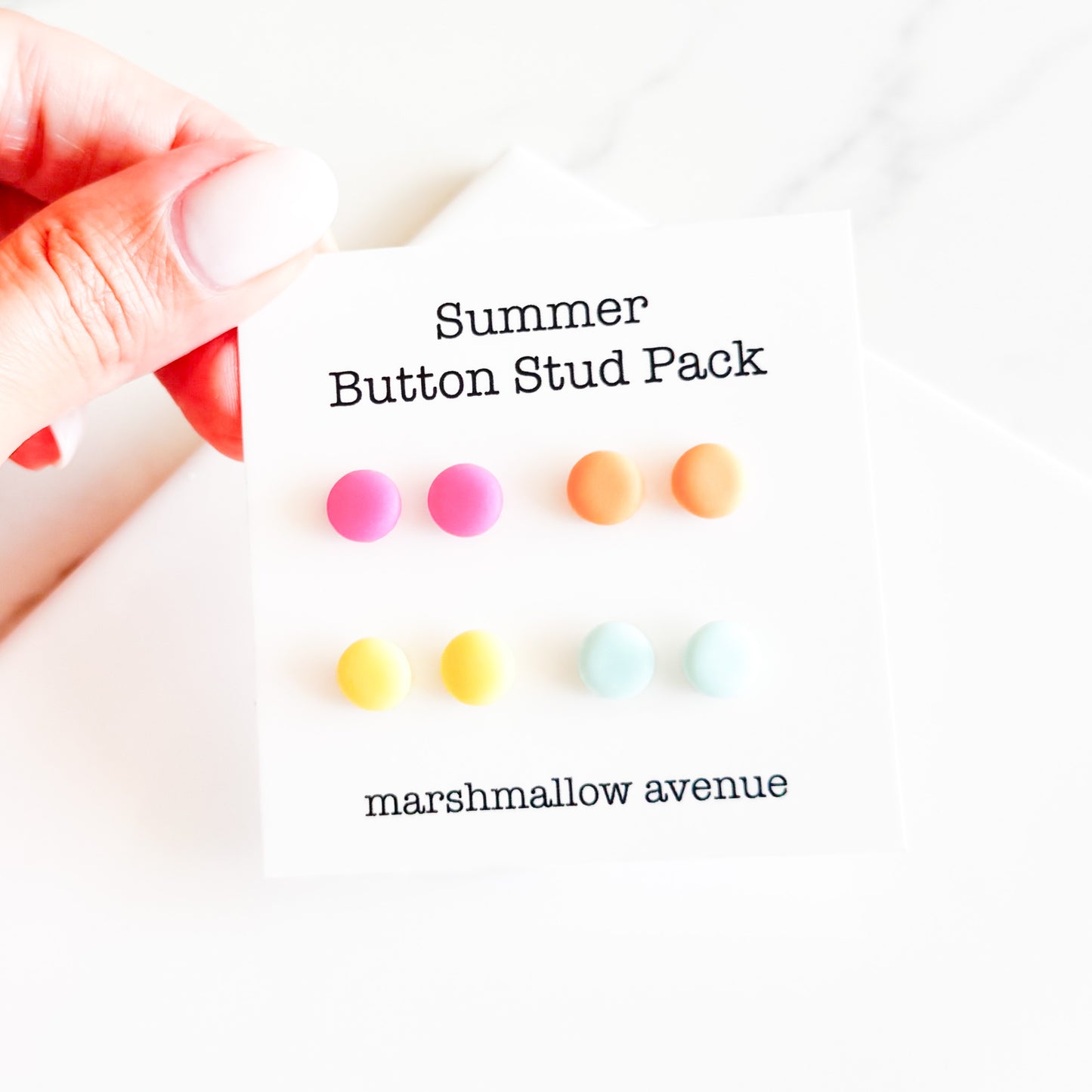 Summer Button Stud Pack