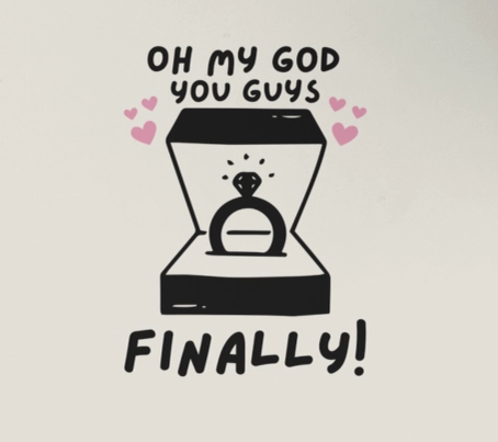 FINALLY ENGAGED CARD