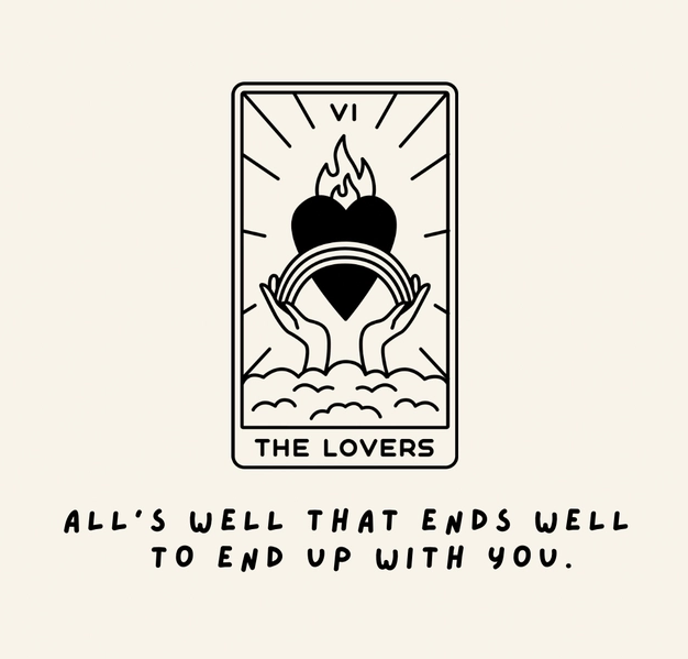 ALLS WELL THAT ENDS WELL TAROT A5 PRINT